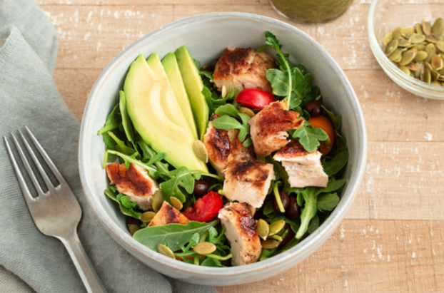 Salsa verde chicken salad