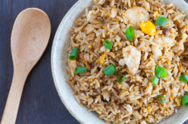 Chinese chicken-fried rice