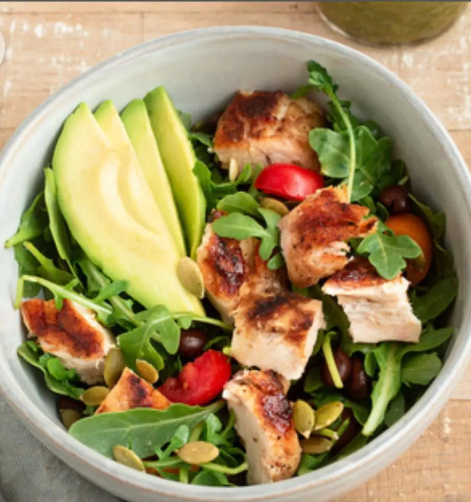 Salsa verde chicken salad