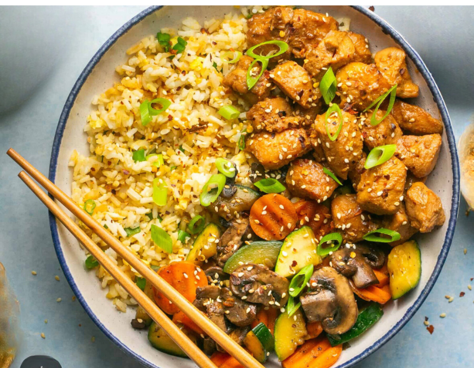 Hibachi Style Chicken Bowls