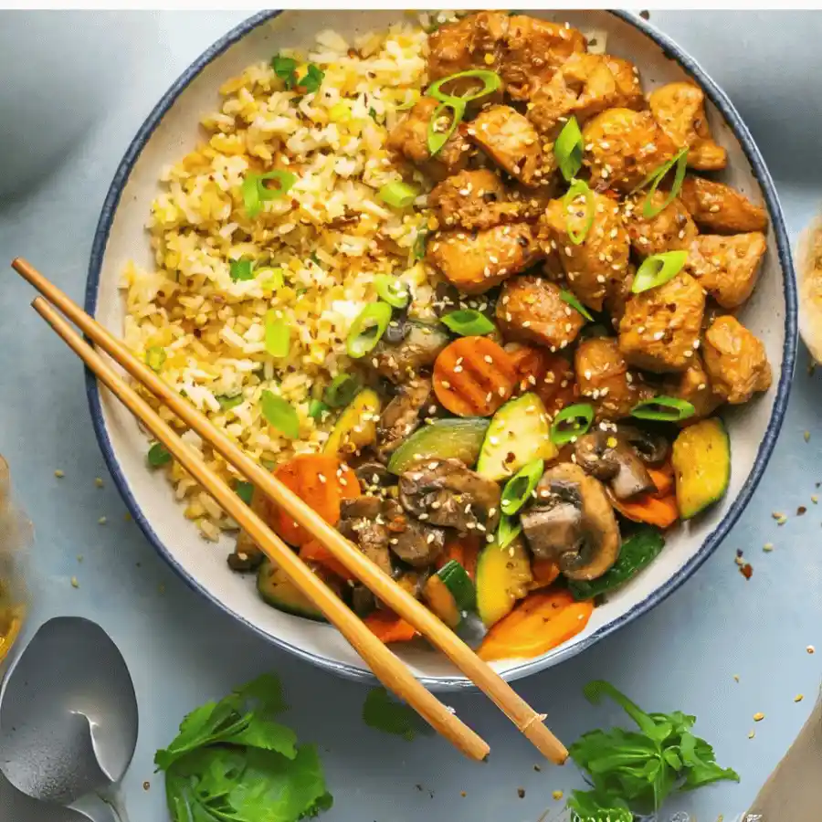 Hibachi Style Chicken Bowls