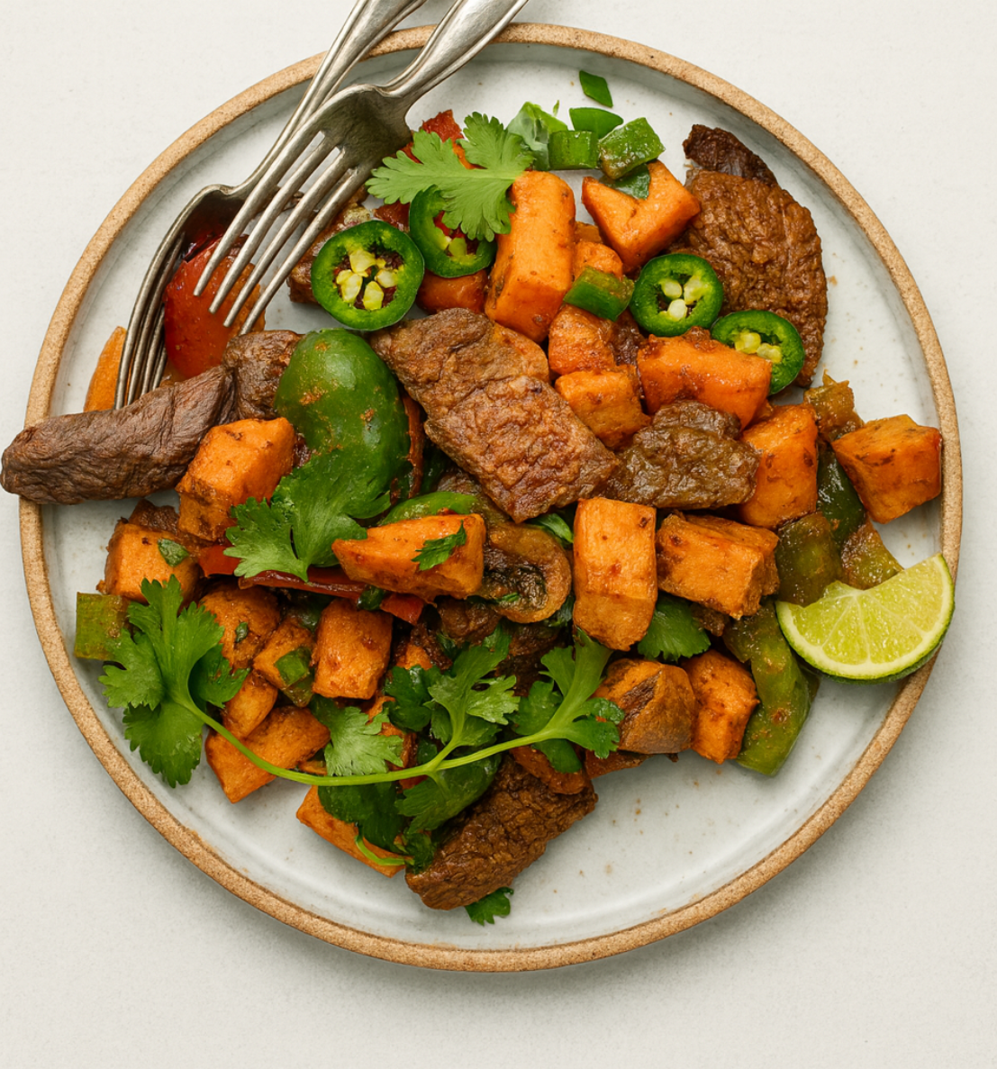 Steak and Sweet Potato